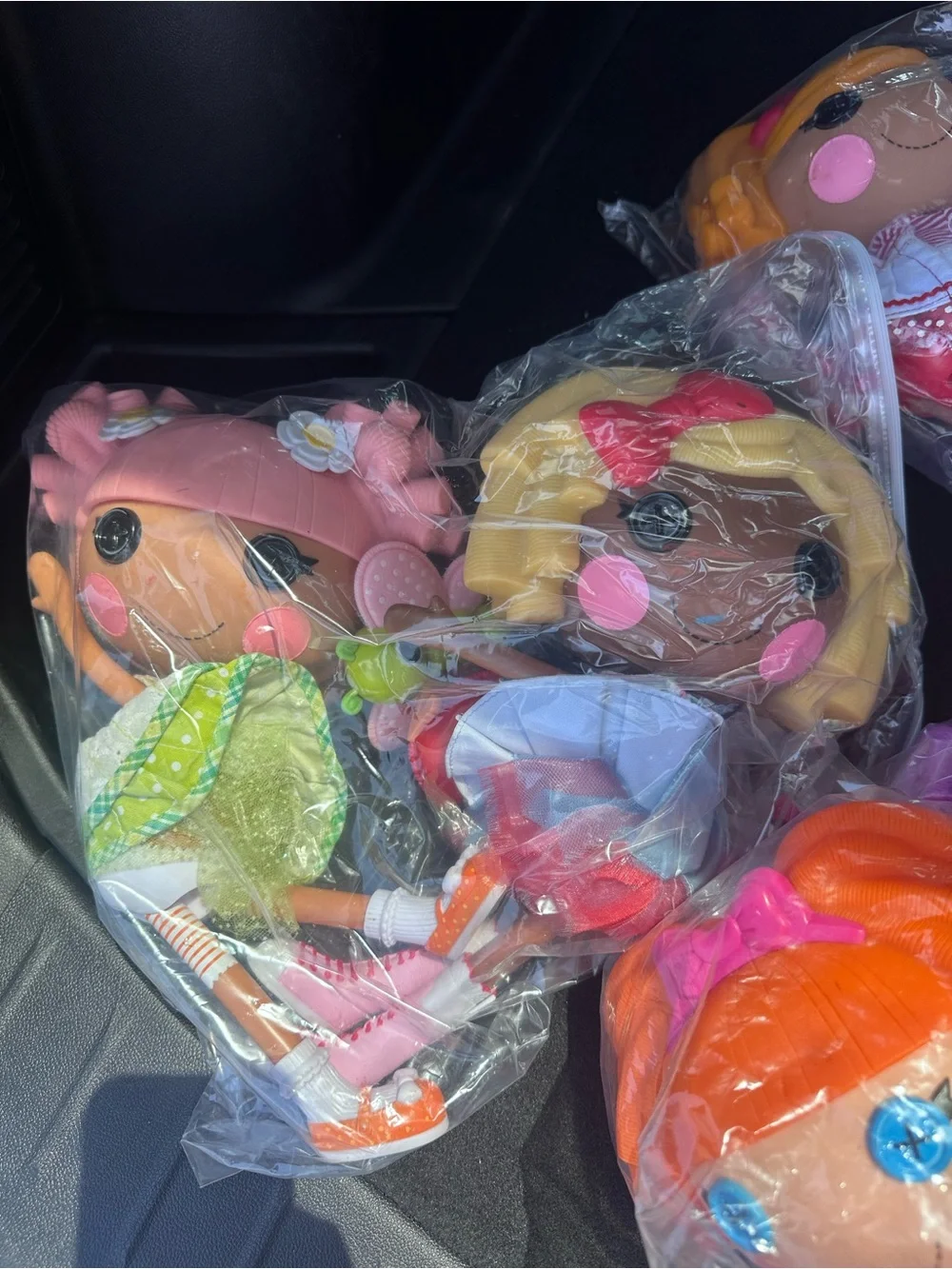 Assorted LalaOopsy Dolls Pack - Pink, Purple, Blue, Brown